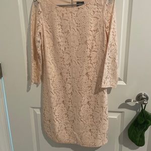Vince Camuto light pink shift dress